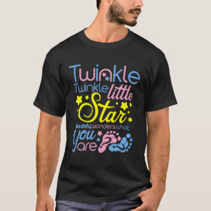 Camiseta Grelha Pequena Pai de Estrela Advertência De Que V