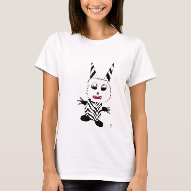 Camiseta Gremlin da zebra (Frente)