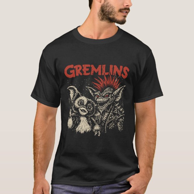 Camiseta Gremlins Punk Style (Frente)