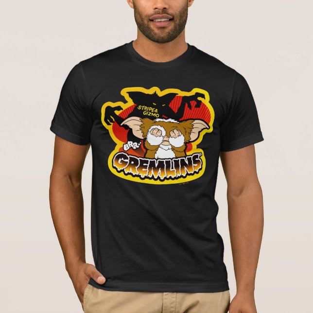 Camiseta Gremlins | Stripe Scaring Gizmo (Frente)