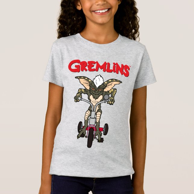 Camiseta Gremlins | Triciclo de pista de distribuição (Frente)