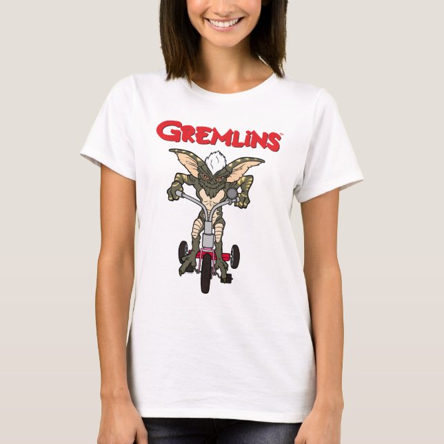 Camiseta Gremlins | Triciclo de pista de distribuição (Frente)
