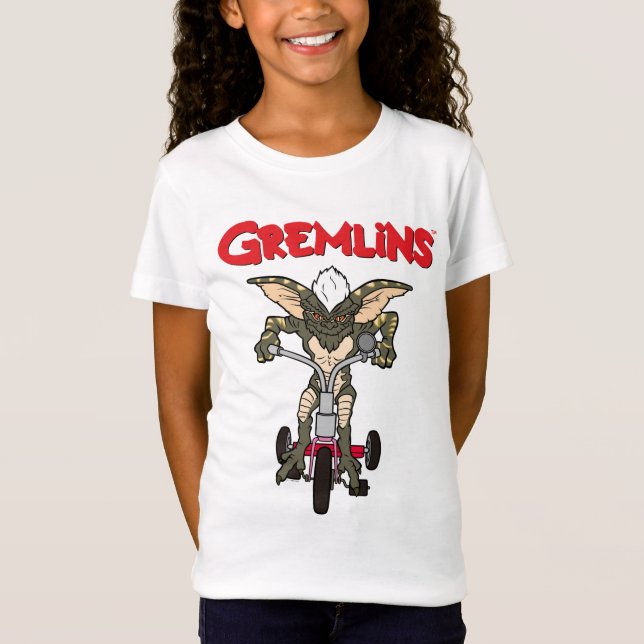 Camiseta Gremlins | Triciclo de pista de distribuição (Frente)