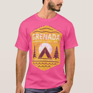 Camiseta Grenada Mississippi acampando Souvenir Grenada