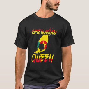 Camiseta Grenada Rainha Granada Bandeira Orgulho do Orgulho