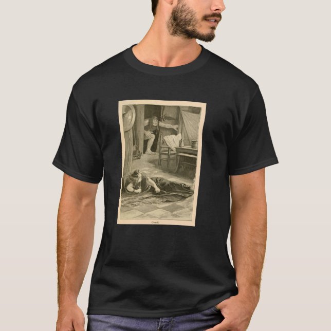 Camiseta Grendel Aproximing Beowulf (1901) (Frente)