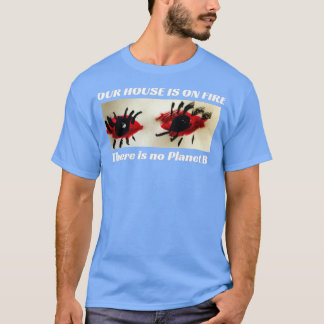 Camiseta Greta Thunberg Não há planeta B Alterações Climáti