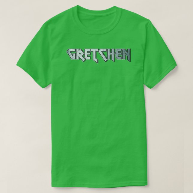 Camiseta Gretchen de metais pesados (Frente do Design)