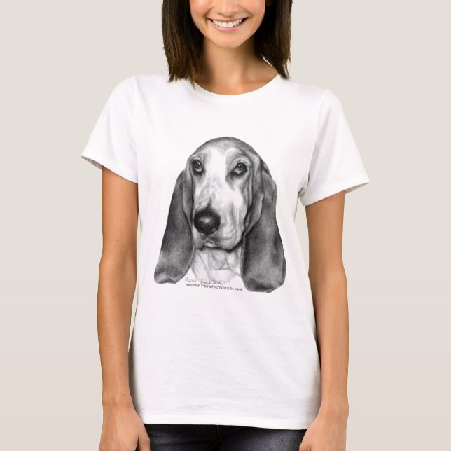 Camiseta Gretel, Basset Hound (Frente)