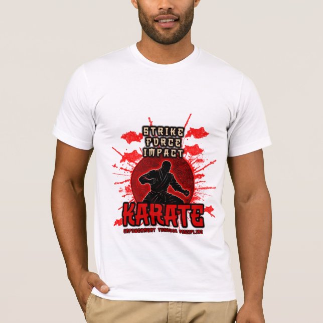 Camiseta Greve. Força. Impacto. KARATE (Frente)