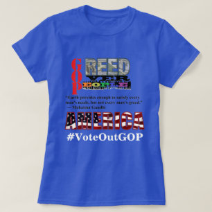 Camiseta GREVER SOBRE A AMÉRICA PESSOAS Votar GOP