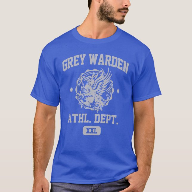 Camiseta Grey Warden Athletic Department Dragon Age Gym Sty (Frente)