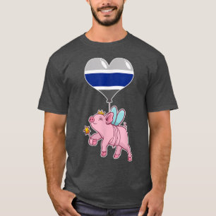 Camiseta Greygender Pig Fairy - Sexo Não Binário