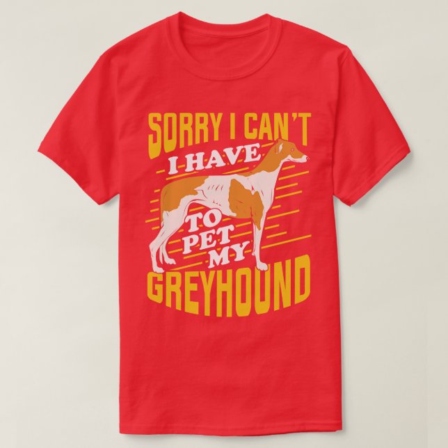 Camiseta Greyhound Dog Lover Gift (Frente do Design)