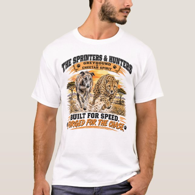 Camiseta Greyhound e Guepardo  (Frente)