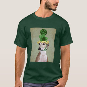 Camiseta Greyhound em Chapéu Verde