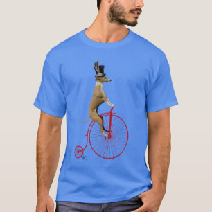 Camiseta Greyhound em Red Penny Farthing