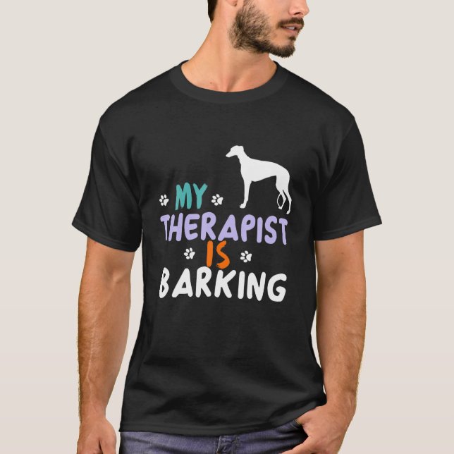 Camiseta Greyhound Funny Dog Proprietário do Natal (Frente)