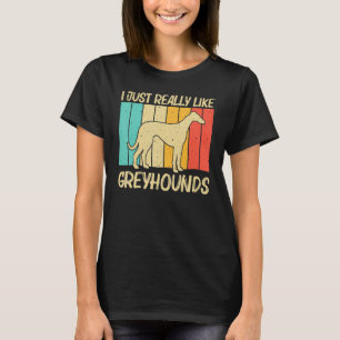 Camiseta Greyhound Legal Para Homens Mulheres Cão de Visão