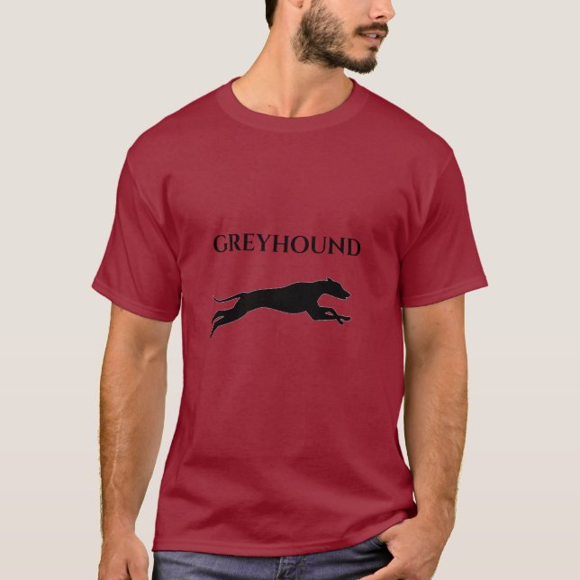 CAMISETA GREYHOUND MENS T-SHIRT. (Frente)