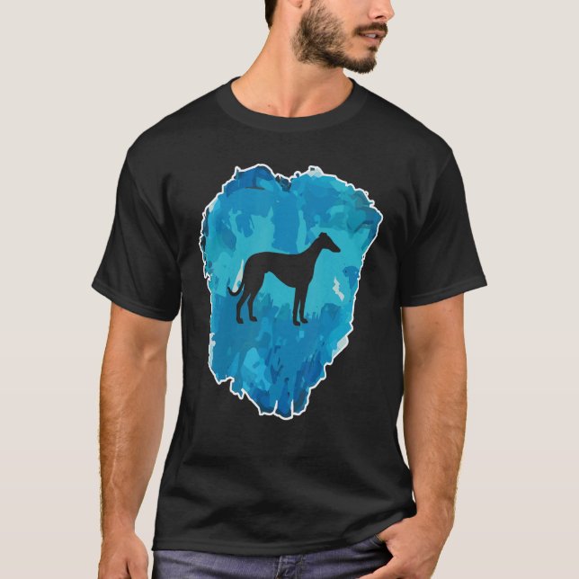 Camiseta Greyhound Num Bloco De Gelo Para Eternidade (Frente)