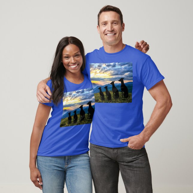 Camiseta Greyhound Pack Sunset (Unissex)