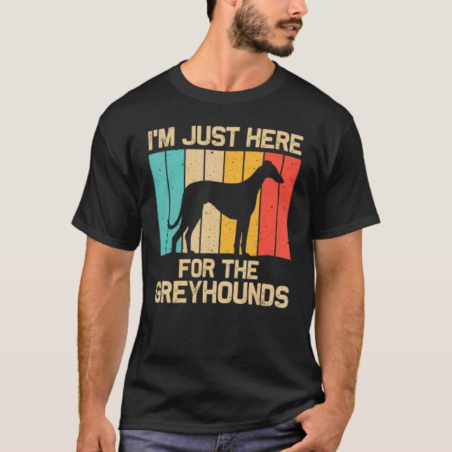 Camiseta Greyhound Para Homens Mulheres Itália Salvamento D (Frente)