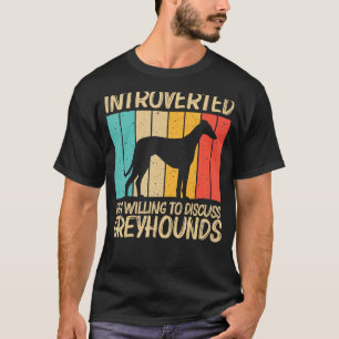 Camiseta Greyhound Para Homens Mulheres Itália Salvamento D