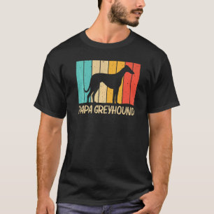Camiseta Greyhound Para Homens Pai Cão De Salvamento De Gre