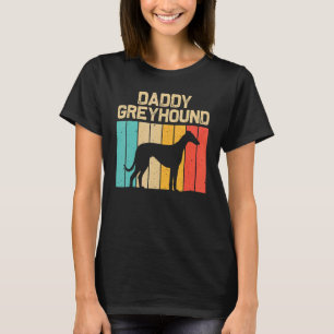 Camiseta Greyhound Para Homens Pai Cão De Salvamento De Gre