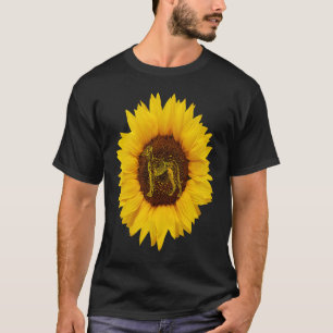 Camiseta Greyhound Para Mulheres Cachorro Pet Racer Sunflow