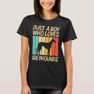 Camiseta Greyhound Para Rapazes Meninos Salvamento De Greyh