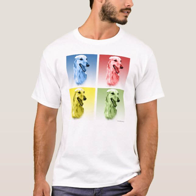 Camiseta Greyhound Pop Art (Frente)