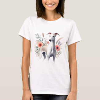 Camiseta Greyhound Watercolor