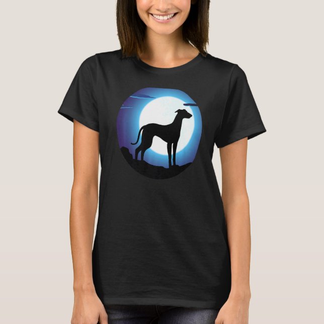 Camiseta Greyhound Windhound Retro (Frente)