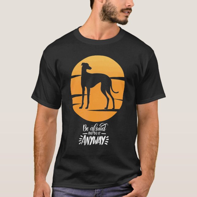 Camiseta Greyhound Windhound Retro 4 (Frente)