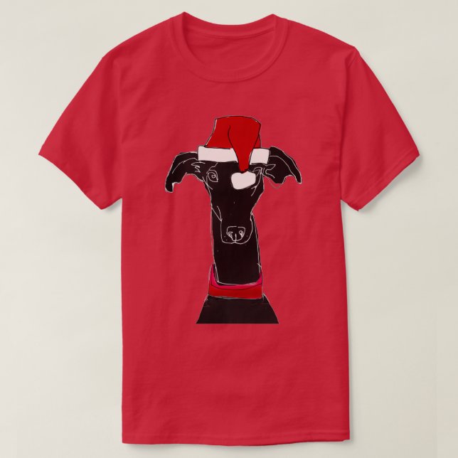 Camiseta greyhound xmas Gift for Men and Women Graças (Frente do Design)