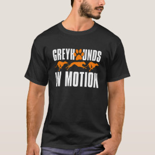 Camiseta Greyhounds Em Cachorros Correntes De Movimento Pro