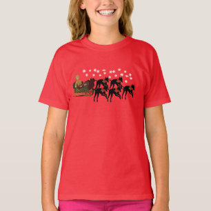 Camiseta Greyhounds Puxando Kids T-Shirt