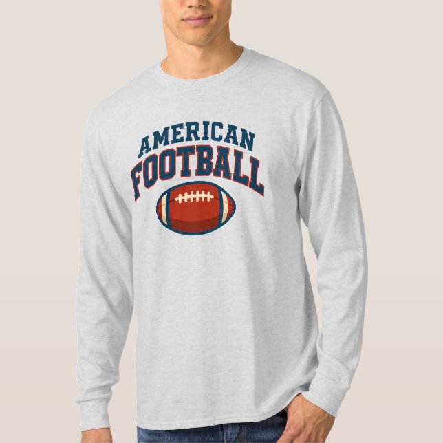 Camiseta Gridiron Glory - Equipe Americana Clássica de Fute (Frente)