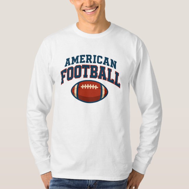 Camiseta Gridiron Glory - Equipe Americana Clássica de Fute (Frente)