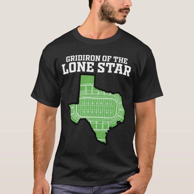 CAMISETA GRIDIRON OF THE LONE STAR - DALLAS FOOTBALL (Frente)