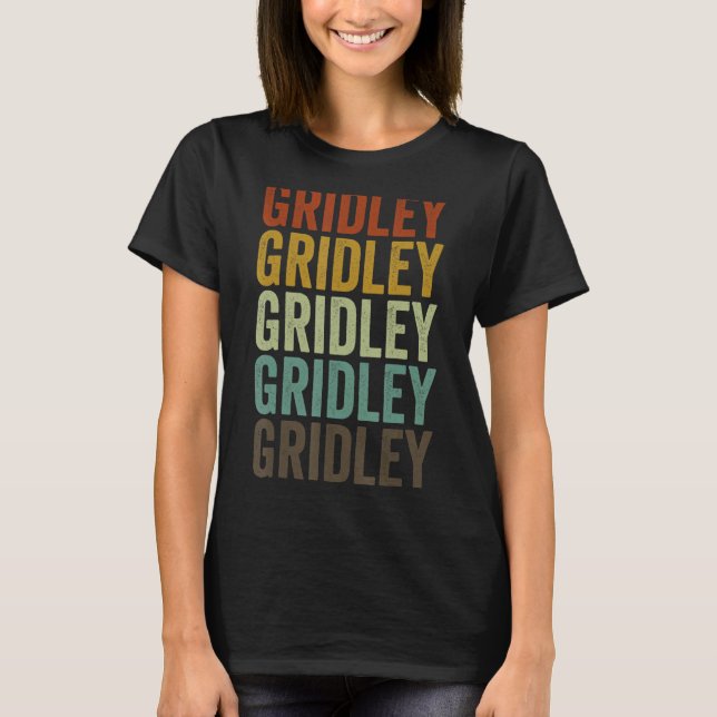 Camiseta Gridley City Retro (Frente)