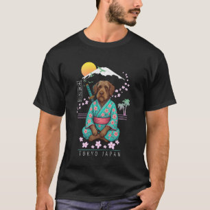 Camiseta Grifão de Ponteiro Cabelo Rijo Korthals Griffon