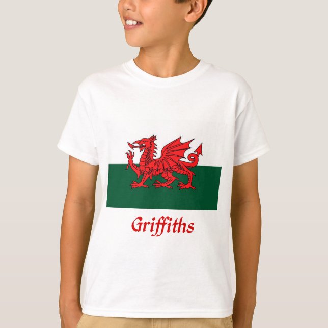 Camiseta Griffiths Welsh Flag (Frente)