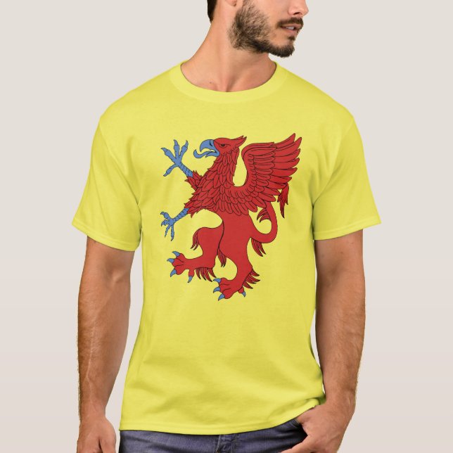 Camiseta Grifo Rampante Vermelho (Frente)