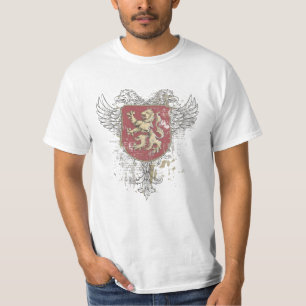 Camiseta grifo, retrô, cabeça de águia, grifo de aço,