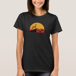 Camiseta Grifon de Bruxelas  Cachorro do Pôr do Sol Pet Pre