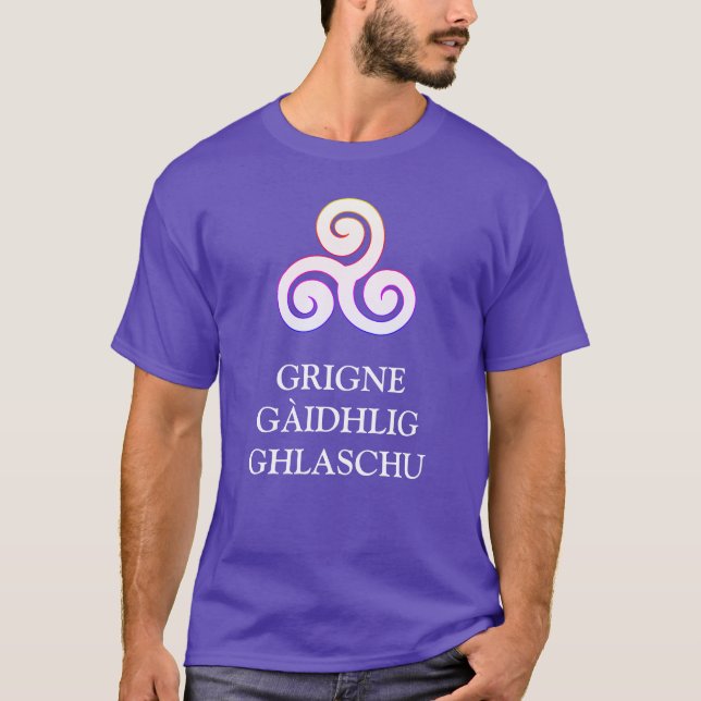 Camiseta Grigne Gàidhlig Ghlaschu T-Shirt (Frente)