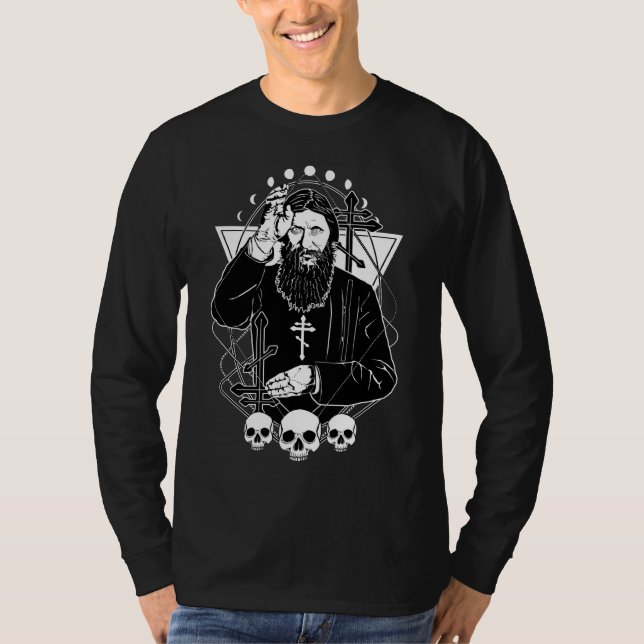 Camiseta Grigori Yefimovich Rasputin Russo Mystic Uni (Frente)
